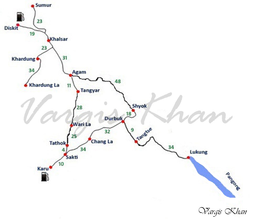 nubra-valley-road-map-2 - Vargis Khan