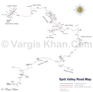 lahaul spiti road map