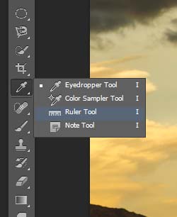 ruler tool photoshop cc