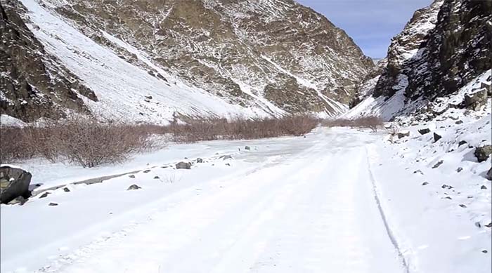 ladakh in winter