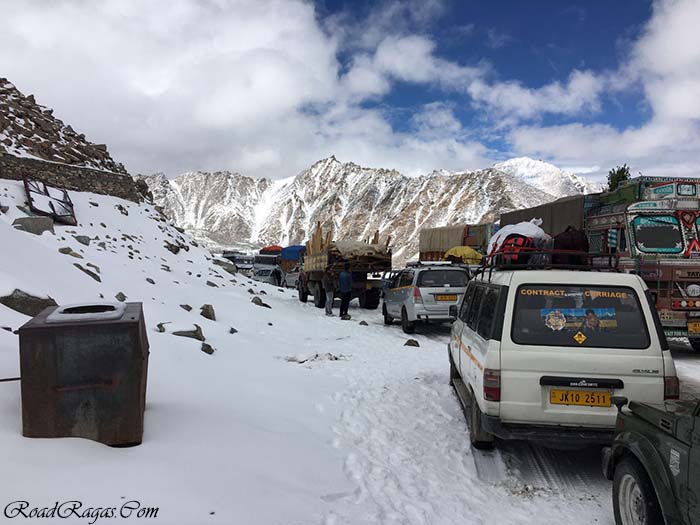 snowfall in ladakh in september