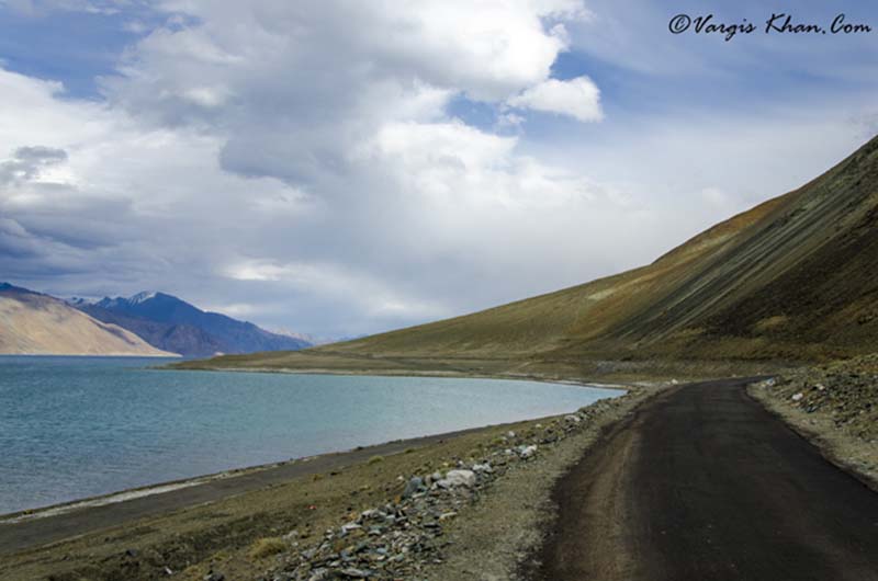 pangong lake road