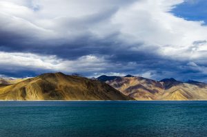 camping at pangong lake