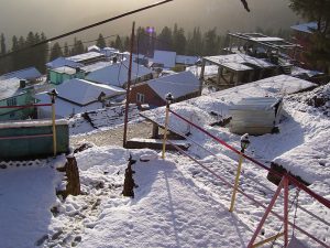 narkanda after snowfall