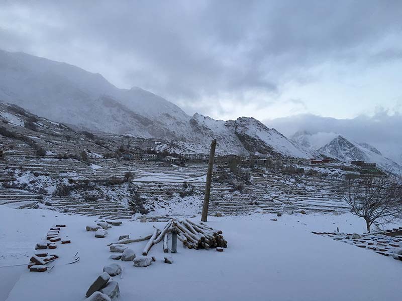 spiti valley in january