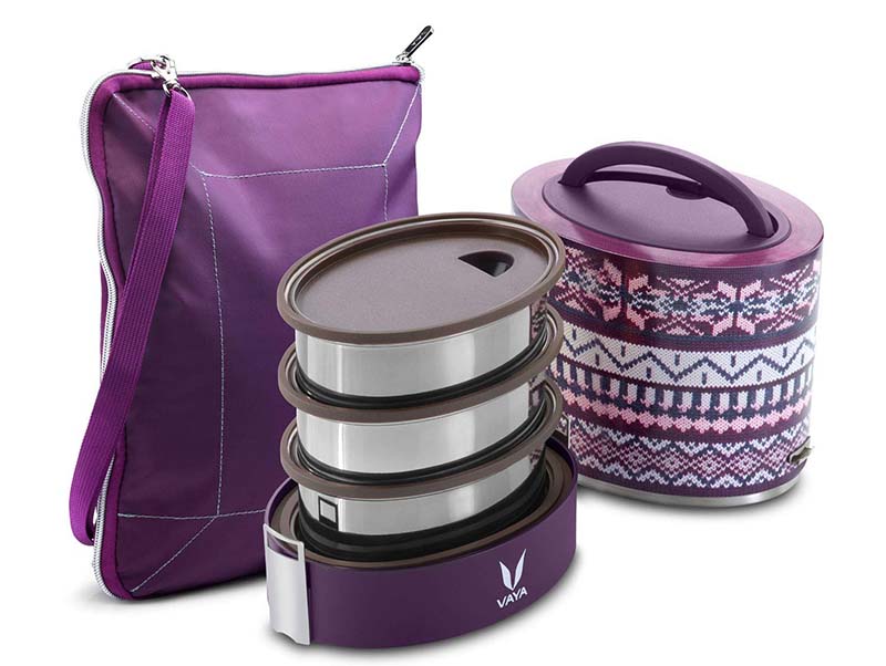 Vaya Tiffin Boxes-The Vaya Tyffyn-Premium Lunch Box-A Review