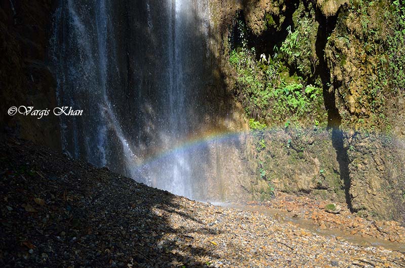 waterfall in dhanaulti