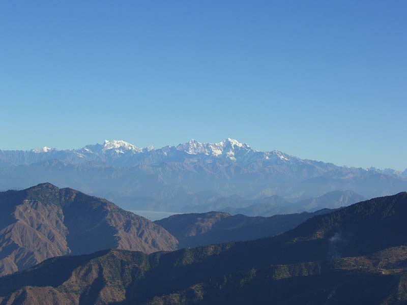 view from campsite