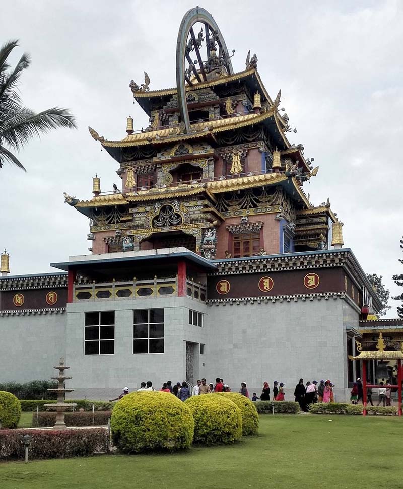 buddhist monastery in coorg