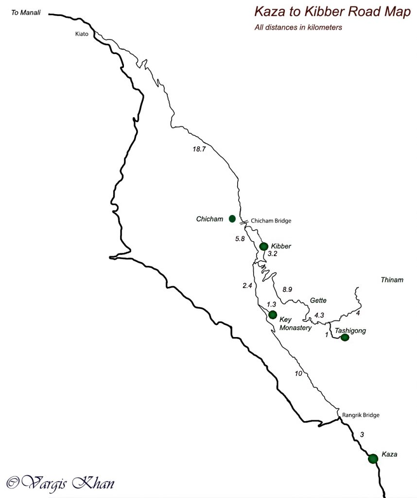 kibber road map