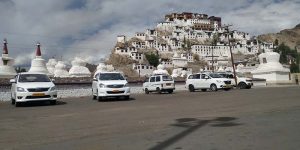 thiksey monastery parking lot