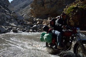Motorcycle Water Crossing