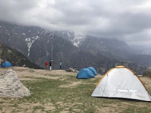 camping at triund
