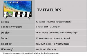 LG 43 Inch Smart TV Review