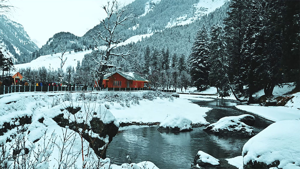 pahalgam in winter