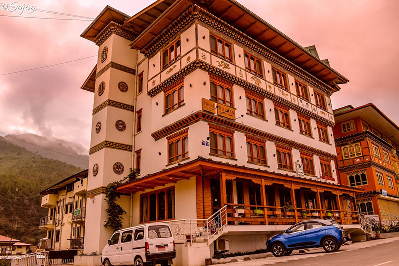 Our hotel at Thimpu