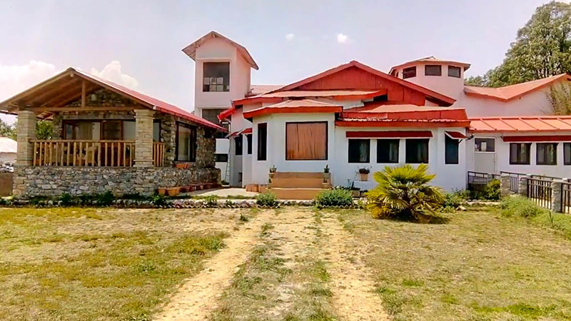 kmvn rest house in binsar