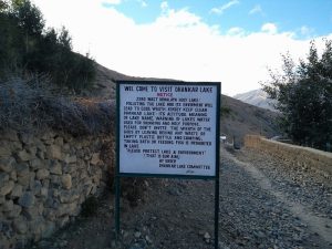 trek to dhankar lake