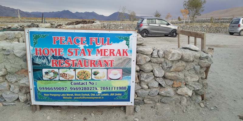 Guest House in Merak village on the route from Pangong to Hanle