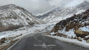 snowfall at khardung la