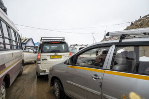 snowfall at khardung la