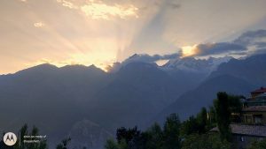 sunrise in kalpa village