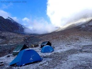 snowfall in himalayas