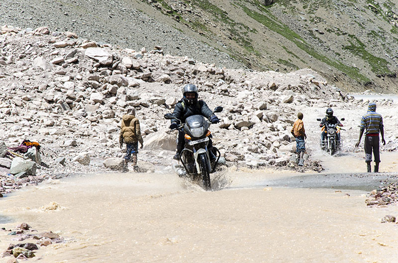 motorcycle water crossing