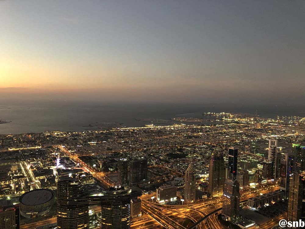 dubai view from burj khalifa