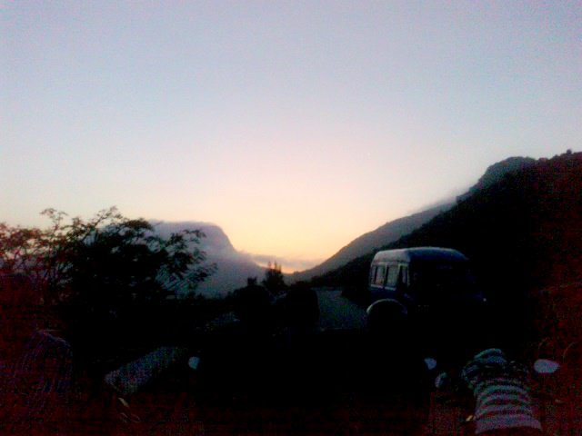 sunrise at nandi hills