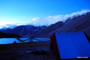 self camping at chandratal
