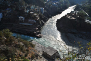 confluence of Alaknanda & Bhagirathi