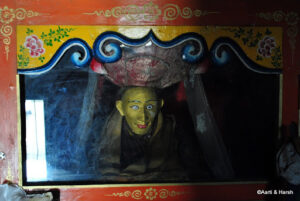 Mummified Monk in Chumur Gompa