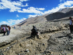 water crossings near pangong