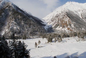 sangla valley in winters