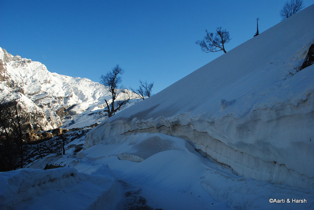rohtang pass in march