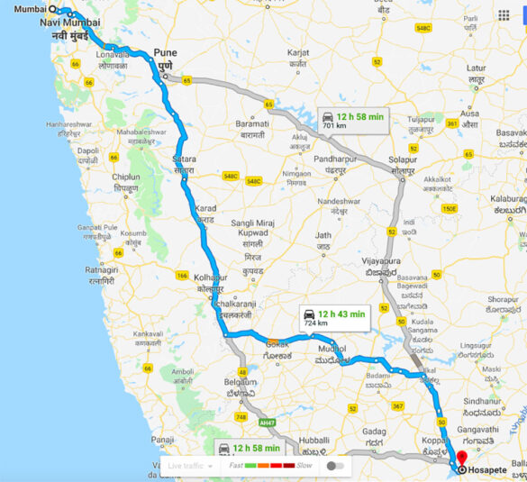 Mumbai to Hampi Road Trip - How to Reach, What to See - Vargis Khan