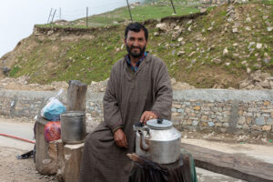 kahwa offered as prasad