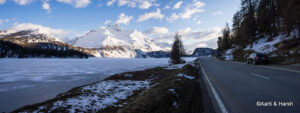 The drive towards Maloja