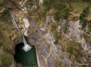 Neuschwanstein castle from Marienbruke