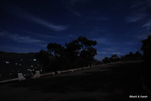moonlit sky near Solan